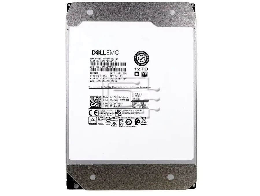 Жёсткий диск Toshiba MG09ACA12TE 12TB 3.5" Enterprise HDD SATA 6Gb/s 7200RPM 512