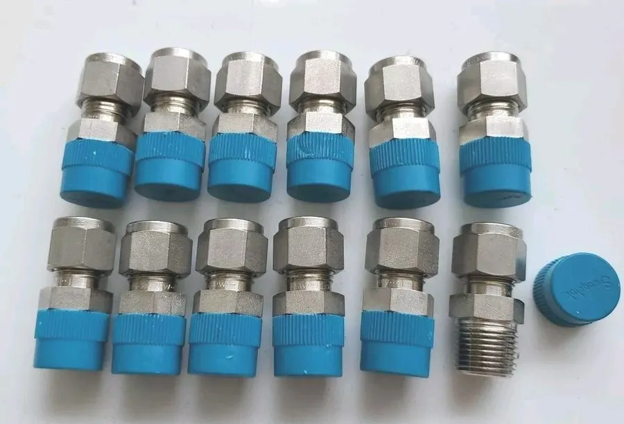 Разъём Swagelok SS-600-1-6 Stainless Steel Male Connector Fitting 3/8 x 3/8 — фото лота 1