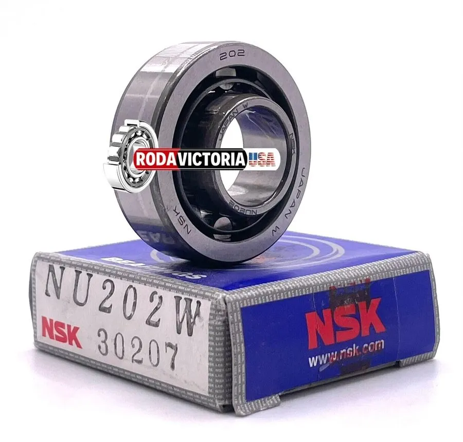 Подшипник NSK NU202W Single Row Cylindrical Roller Bearing