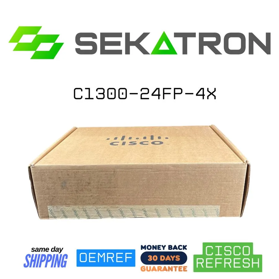 Коммутатор Cisco C1300-24FP-4X 24-port Full PoE+ Gigabit Switch 10G 4SFP