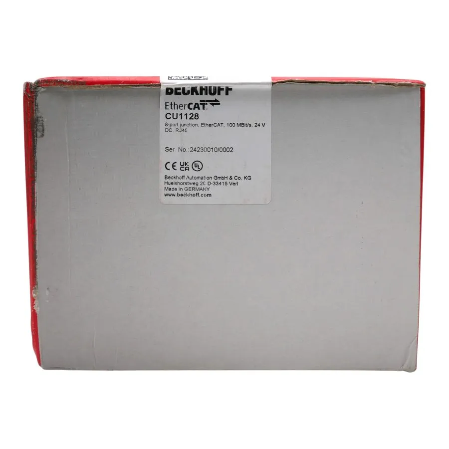 IIoT-устройство Beckhoff CU1128 8 Port RJ45 EtherCAT hub (24V DC)