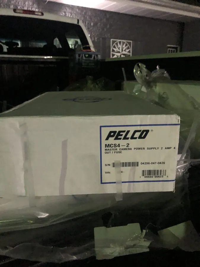 Блок питания PELCO MCS4-2 Power Supply Camera 2Amp 4 Out Swealed — фото лота 1