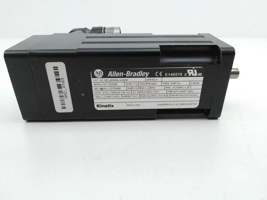 Серводвигатель Allen Bradley MPL-B1530U-VJ42AA AC Servo Motor 0.39kW 460V 7000RP