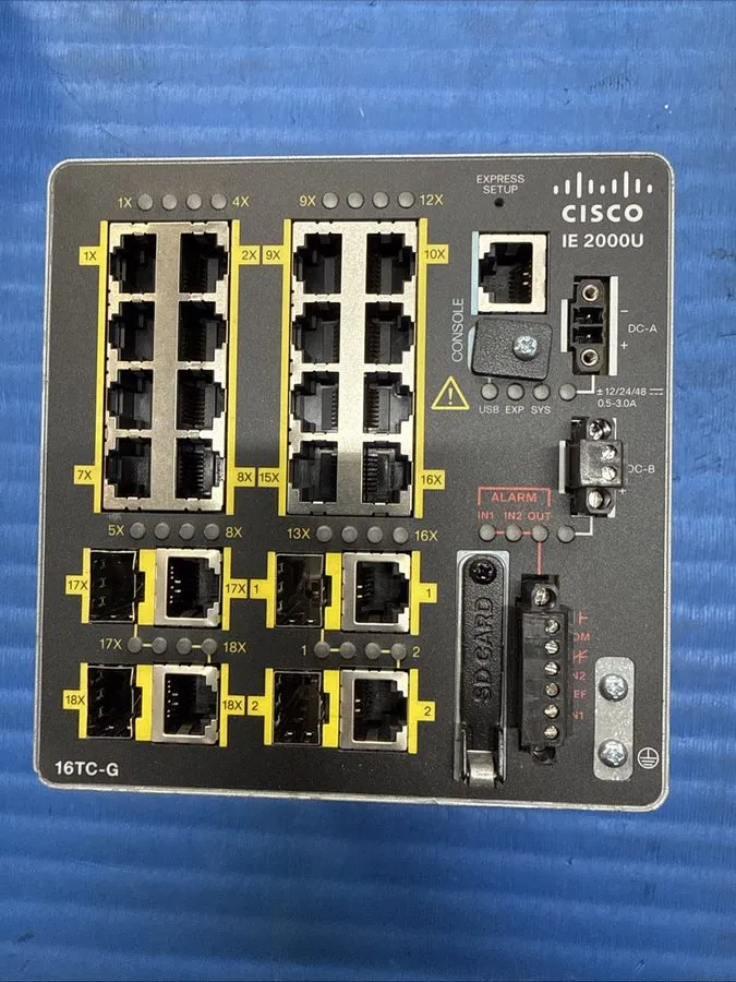 Коммутатор Cisco IE-2000U-16TC-G Industrial Ethernet Switch 16 Port Compact