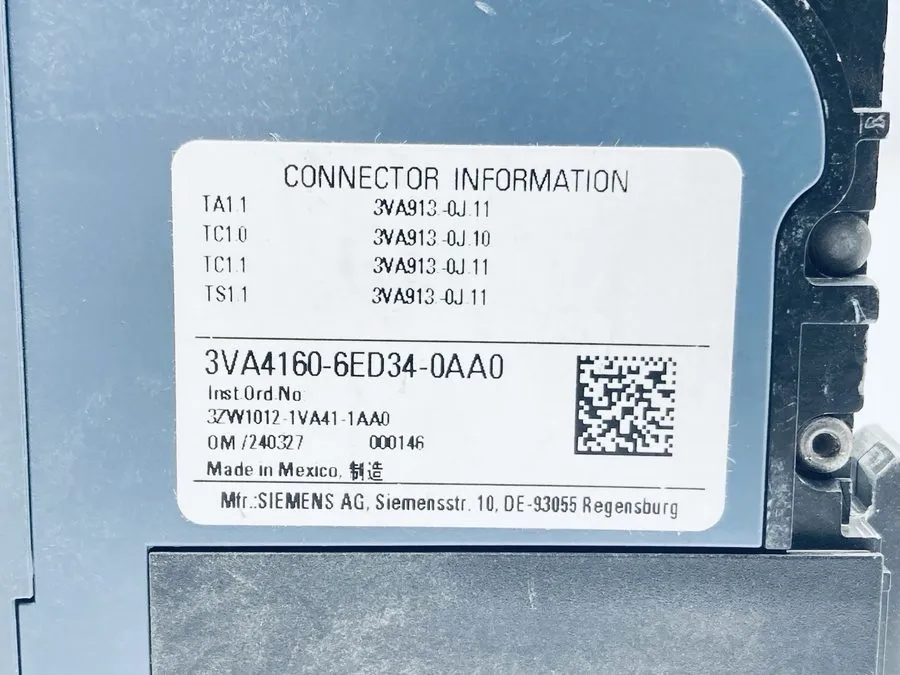 Автоматический выключатель Siemens 60 Amp Bolt-On Circuit Breaker 480 VAC 3 Pole