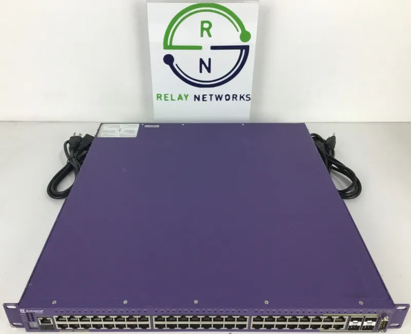 Коммутатор Extreme Networks 16301 X480-48T 48x 1GB RJ45 4x SFP Adv Edge 2x 10917