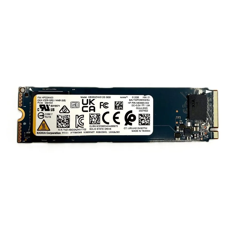 SSD-накопитель KIOXIA KBG50ZNS512G NVMe 512GB M.2 2230 PCIe Gen4x4 Internal SSD
