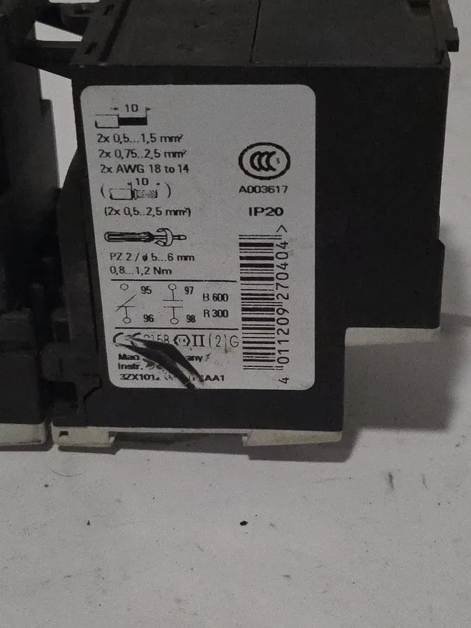 Реле защиты SIEMENS SIRIUS 3RU1116-1EB0 Overload Protection Relay 50Hz — фото лота 2