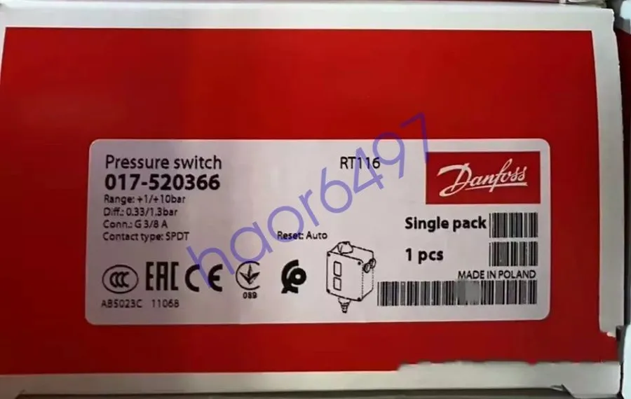 Датчик давления DANFOSS RT116 017-520366 Pressure Transmitter