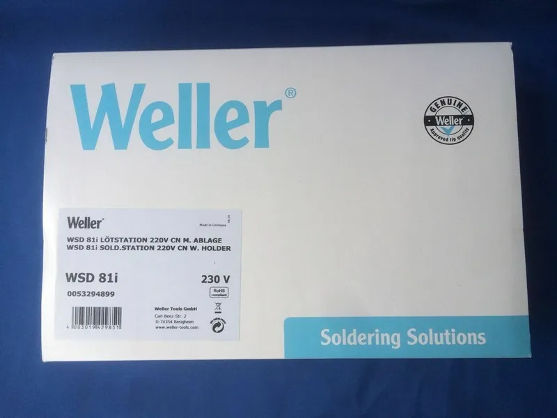 Паяльная станция WELLER WSD81i Digital SOLDERING STATION 95W 230/24V