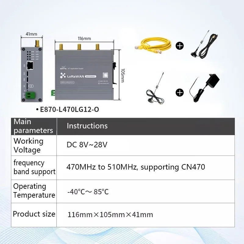 Шлюз полевой шины Opensource SX1302 High Speed 8CH Wireless Gateway LoRaWAN Gate