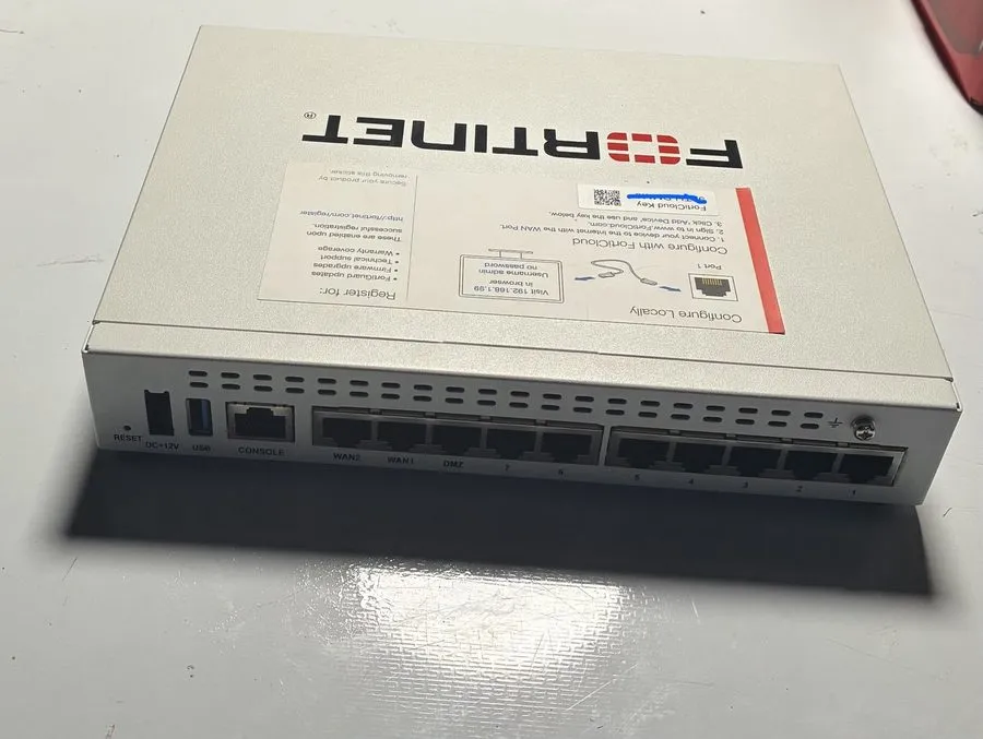 Межсетевой экран Fortinet FortiGate FG-60E Poe Firewall Network Security Applian