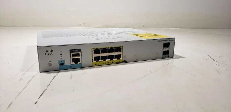 Коммутатор Cisco WS-C2960L-8PS-LL 8-Port Small 1U Managed Gigabit PoE Network Sw