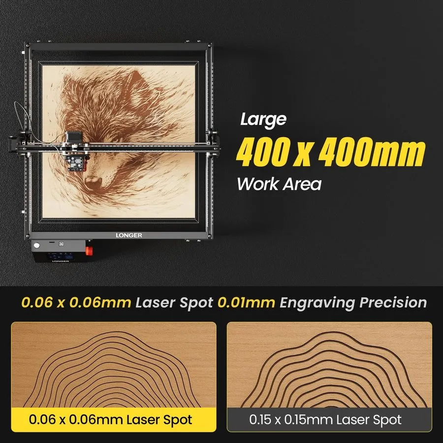 Лазерный гравёр Genmitsu Laser Engraver Kortek 10W 10000mW, Desktop Laser Cutter — фото лота 2