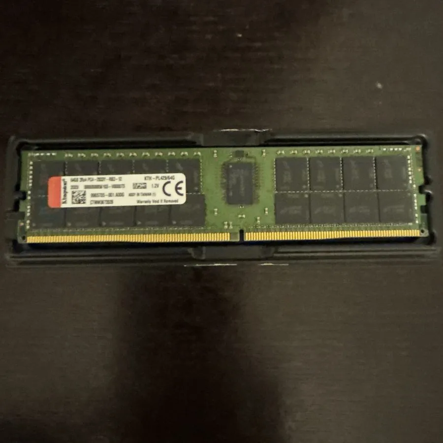 Модуль памяти Kingston KTH-PL429/64G 64GB 2Rx4 PC4-2933Y DDR4 ECC RDIMM Server R — фото лота 2