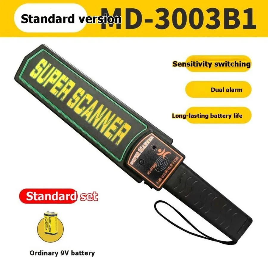 Оборудование видеонаблюдения Handheld Metal Detector Wand with High Sensitivity  — фото лота 1