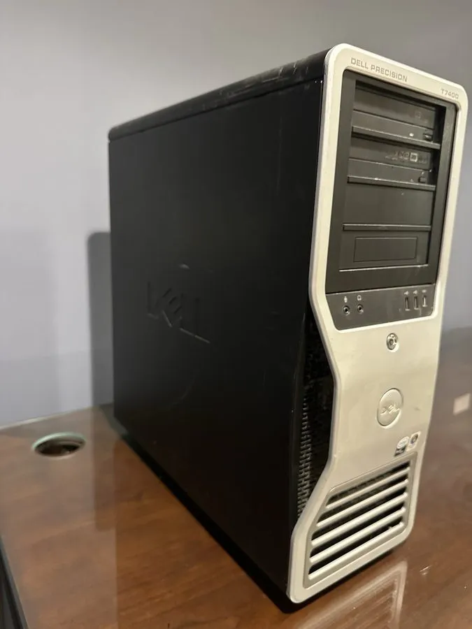 Рабочая станция Dell Precision T7400 Windows 10 SSD 16GB RAM Nvidia Quadro FX Du