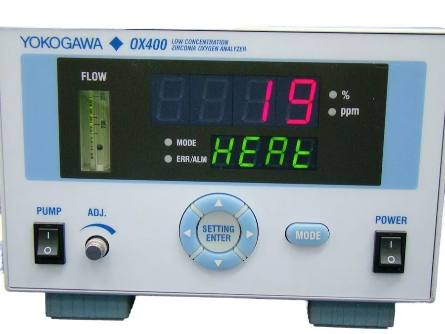Датчик Yokogawa OX400 Zirconia Oxygen Analyzer Low Concentration Gas Meter — фото лота 1