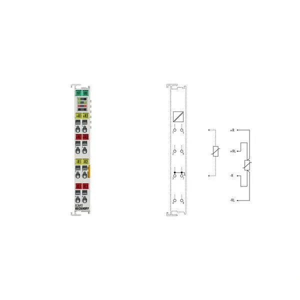Модуль ввода-вывода 1x Beckhoff EL3692 EtherCAT Terminal, 2 Channel Analog Input