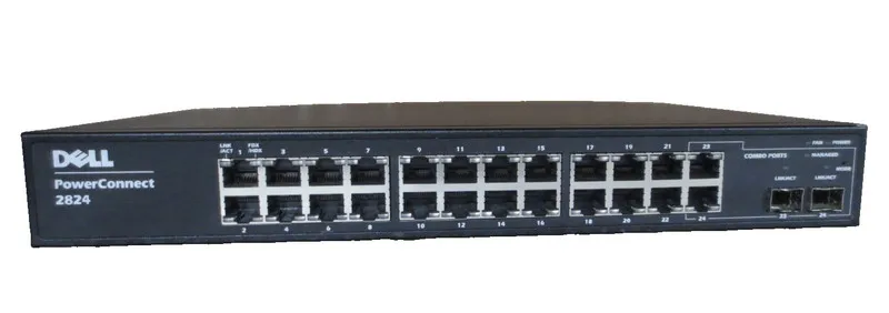 Коммутатор Dell PowerConnect 2824 24-Port Gigabit Mountable Network Ethernet Swi