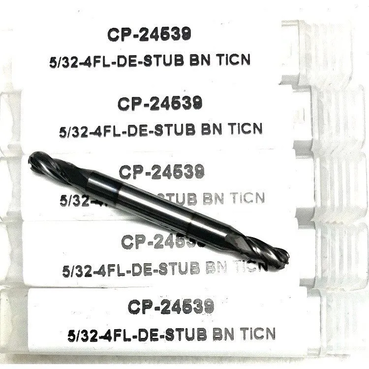 Режущий инструмент Carbide Plus CP-24539 5/32" 4FL Ball Nose End Mill Double End