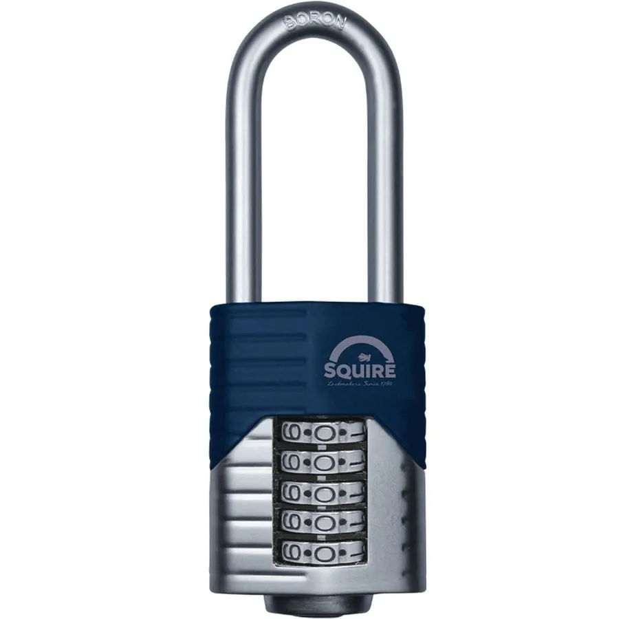 Такелажная скоба Squire Vulcan Long Shackle Combi Padlock 60mm (VULCAN-COMBI-60- — фото лота 1