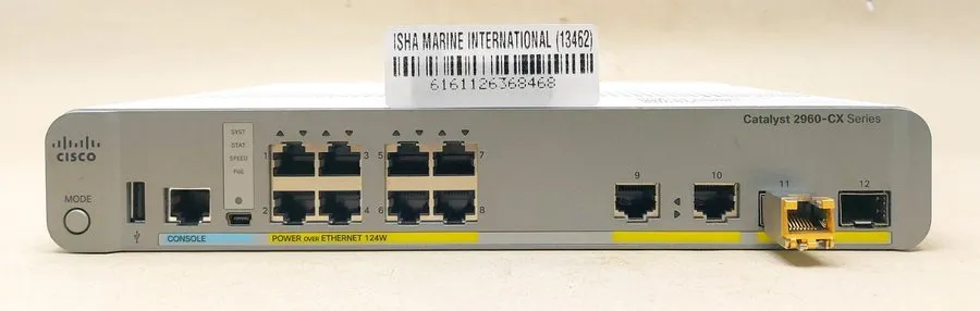 Коммутатор Cisco Catalyst 2960-CX Series Ethernet Switch