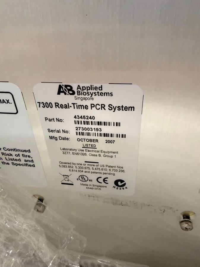 Амплификатор APPLIED BIOSYSTEMS Model 7300 Real Time PCR System P/N 4345240