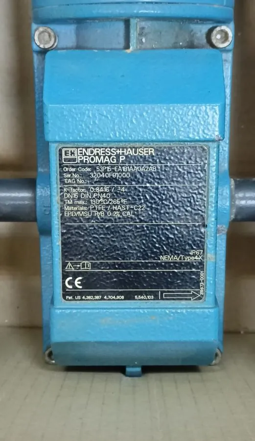 Датчик 53P15-EA1B1AA0A2AB Endress+Hauser PROMAG P — фото лота 1