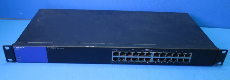 Коммутатор Linksys LGS124P 24-Port Business Gigabit PoE+ Switch Black