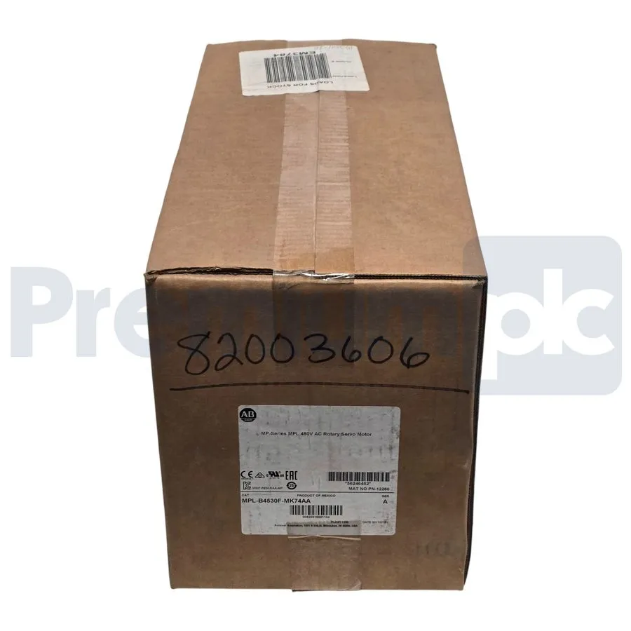 Серводвигатель Allen Bradley MPL-B4530F-MK74AA /A Servo Motor 460V 3000RPM Keyle