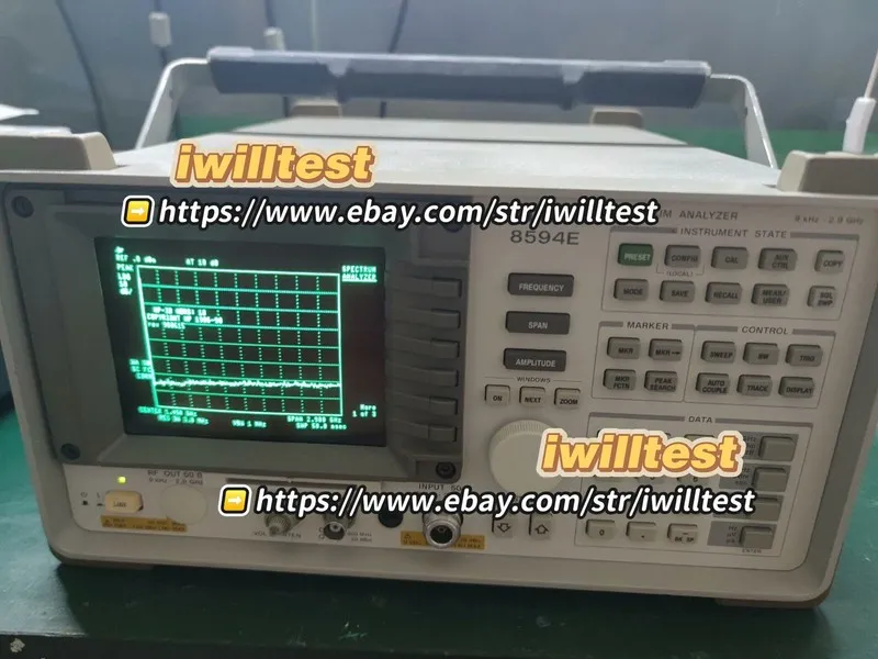 Анализатор спектра HP8594E Spectrum Analyzer 9kHz-2.9GHz Options 010,041 Trackin