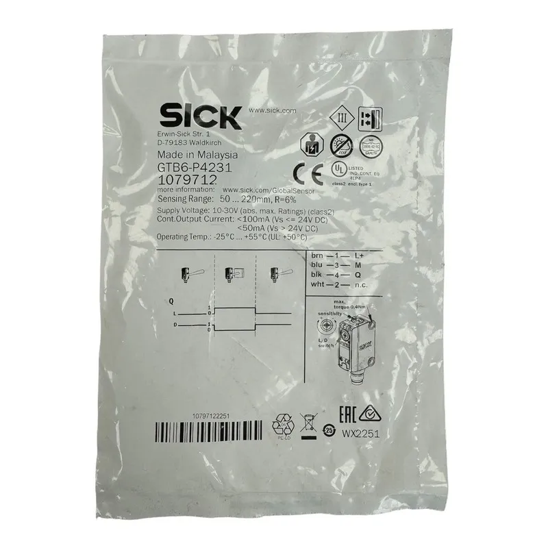 Фотоэлектрический датчик Sick GTB6-P4231 1079712 Photoelectric Switch Sensor &sp