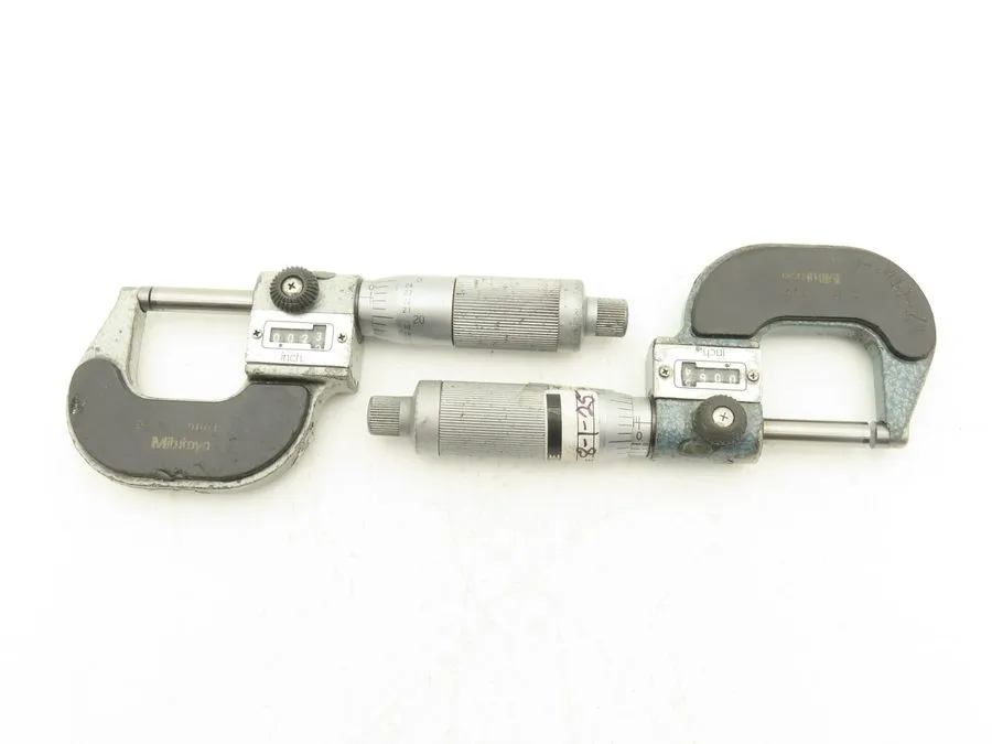 Микрометр Mitutoyo 193-211 Mechanical Digit Micrometer 0-1" Range No Thimble
