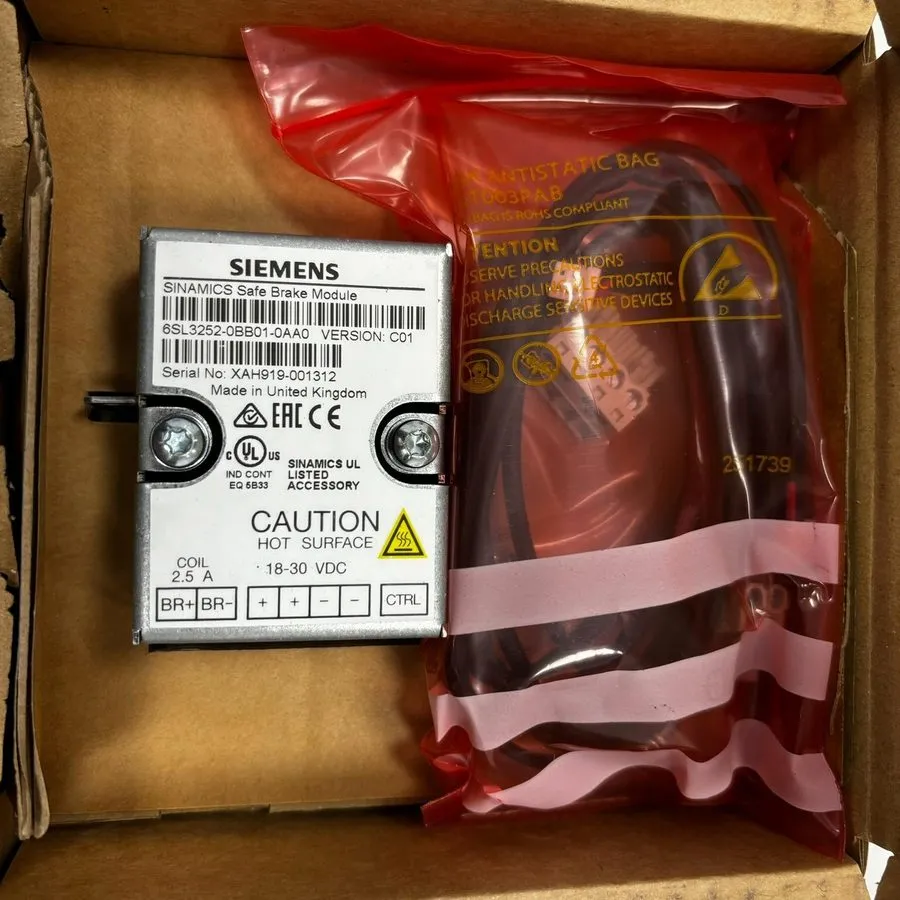 Частотный преобразователь Siemens 6SL3252-0BB01-0AA0 SINAMICS Safe Brake Relay 2 — фото лота 2