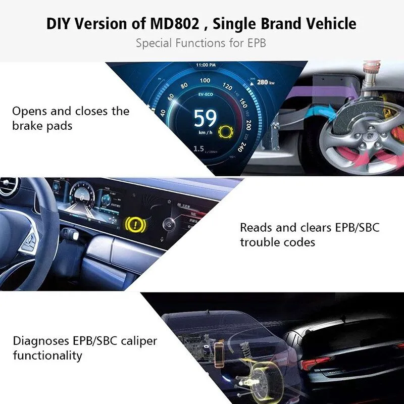 Диагностический сканер Autel Diaglink OBD2 Scanner Car Diagnostic Code er Full S — фото лота 1