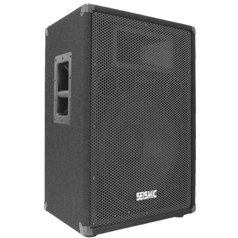 Акустическая система Seismic Audio 15" PA Speaker Pair with Tripod Stands Packag — фото лота 1