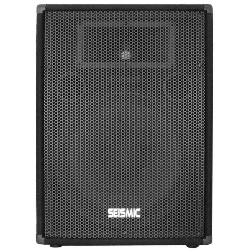 Акустическая система Seismic Audio 15" PA Speaker Pair with Tripod Stands Packag — фото лота 2