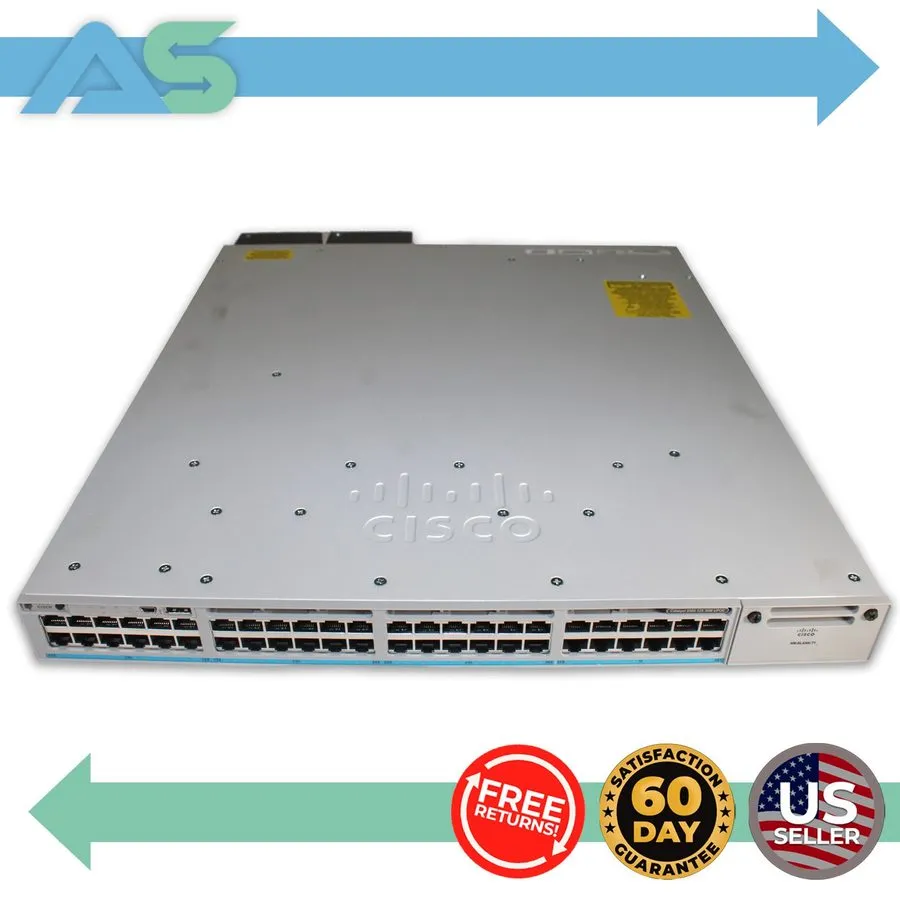 Коммутатор Cisco C9300-48UXM-E Catalyst 9300 48-port 2.5G (12 10G/mGig) Network 