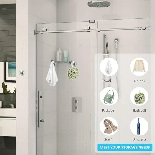 Вакуумная присоска Suction Cup Hooks для Bathroom, Self-Adhesive Towel Hanging S — фото лота 1