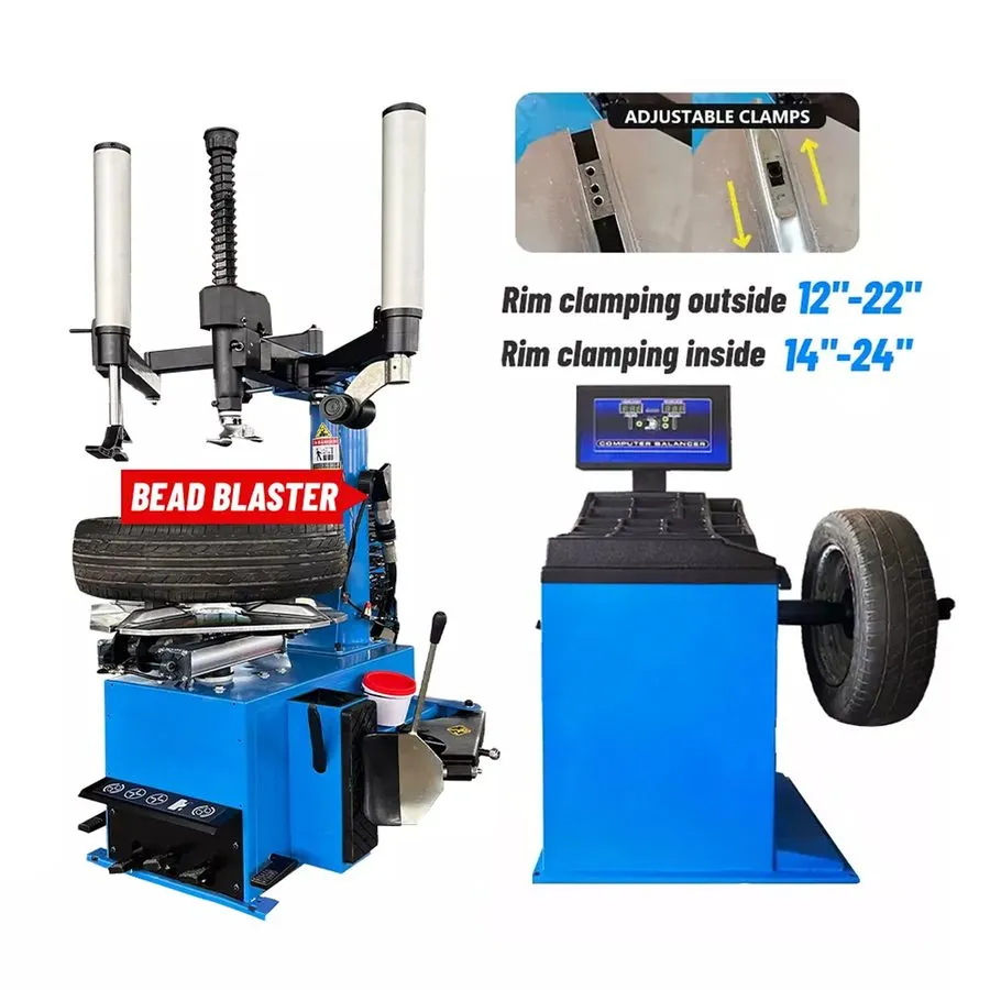 Шиномонтажный станок M&E Tire Changer Machine ME-T530-Z Wheel Balancer ME-B620 C