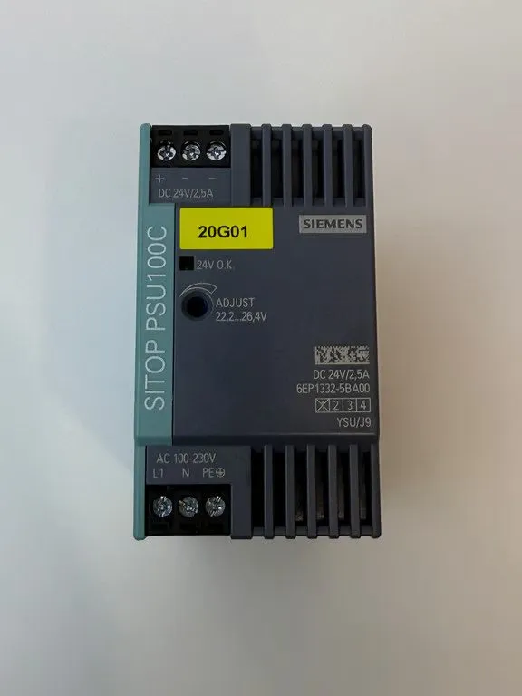 Блок питания SIEMENS 6EP1332-5BA00 SITOP PSU100C POWER SUPPLY 24 VDC — фото лота 1