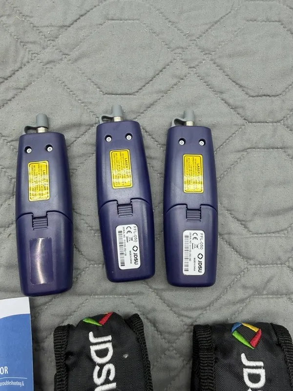 Тестер JDSU Viavi FFL-050 Visual Fault Locator Fiber Optic Tester VFL w/ Pouch — фото лота 2