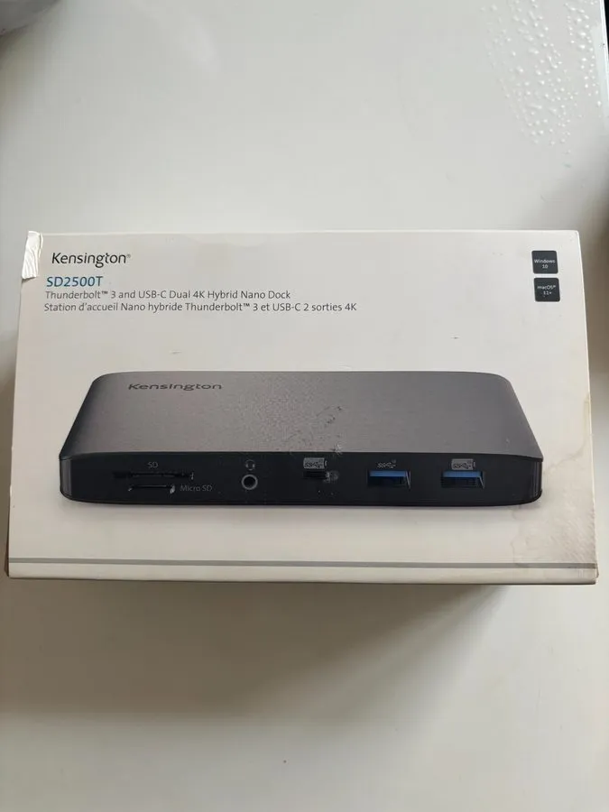 Док-станция Kensington SD2500T Thunderbolt 3 and USB-C Docking Station Dual 4K 6