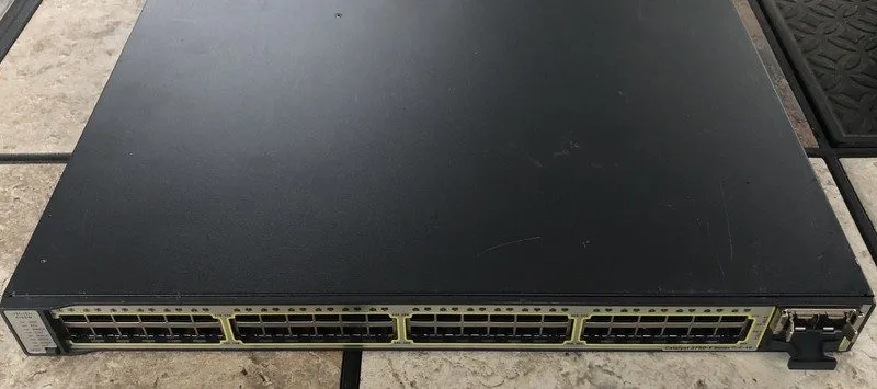 Коммутатор Cisco Catalyst 3750E WS-C3750E-48TD-S 48 Port Gigabit Switch 2 10Gb o