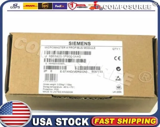 Частотный преобразователь 6SE6400-1PB00-0AA0 1 STÜCK NEUER SIEMENS MICROMASTER P