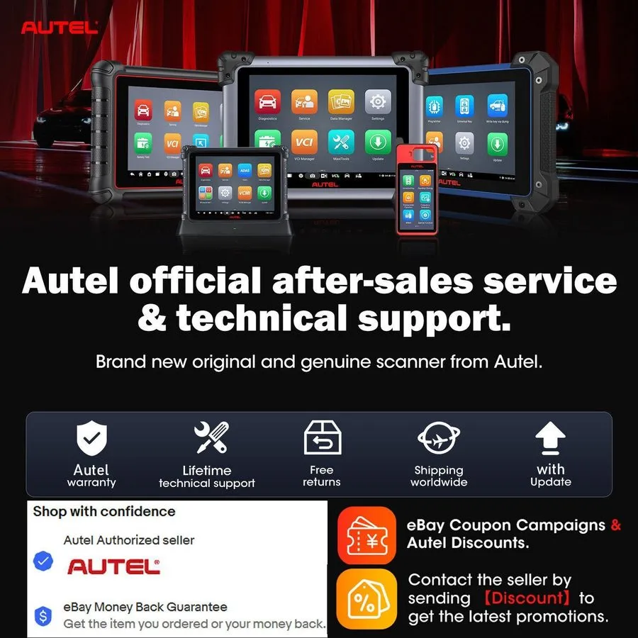 Диагностический сканер Autel MaxiSYS Ultra EV Intelligent Top Scanner VCMI Topol