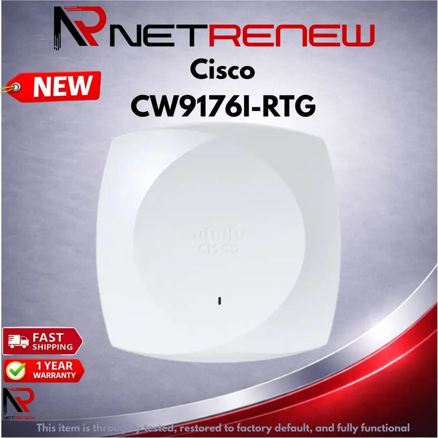 Точка доступа Wi-Fi Cisco CW9176I-RTG Tri Band Wi-Fi 7 IEEE 802.11 Wireless Acce