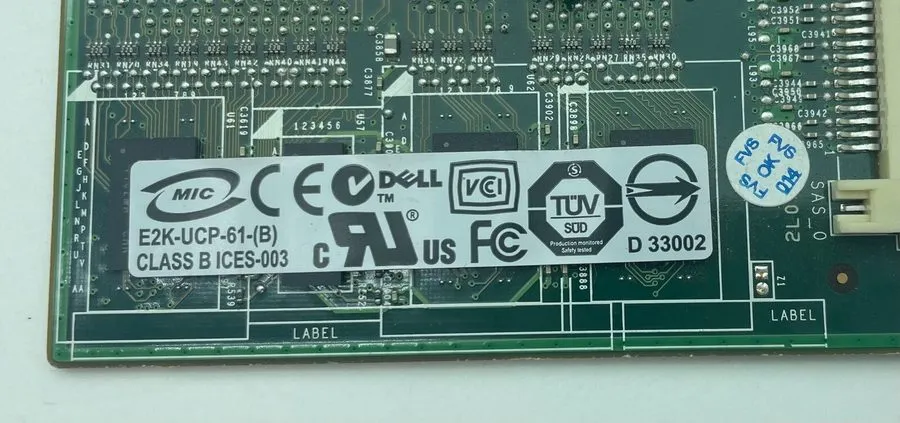 Контроллер Dell T954J PERC 6I SAS 256MB PCI-E Raid Controller Server