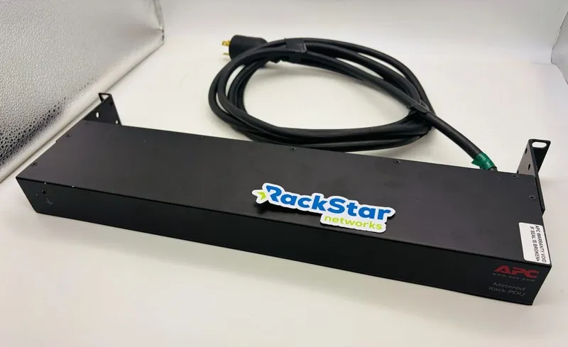 Блок розеток PDU APC AP7801 Metered Rack PDU 1U 120V 15A 8 Outlet Power Strip
